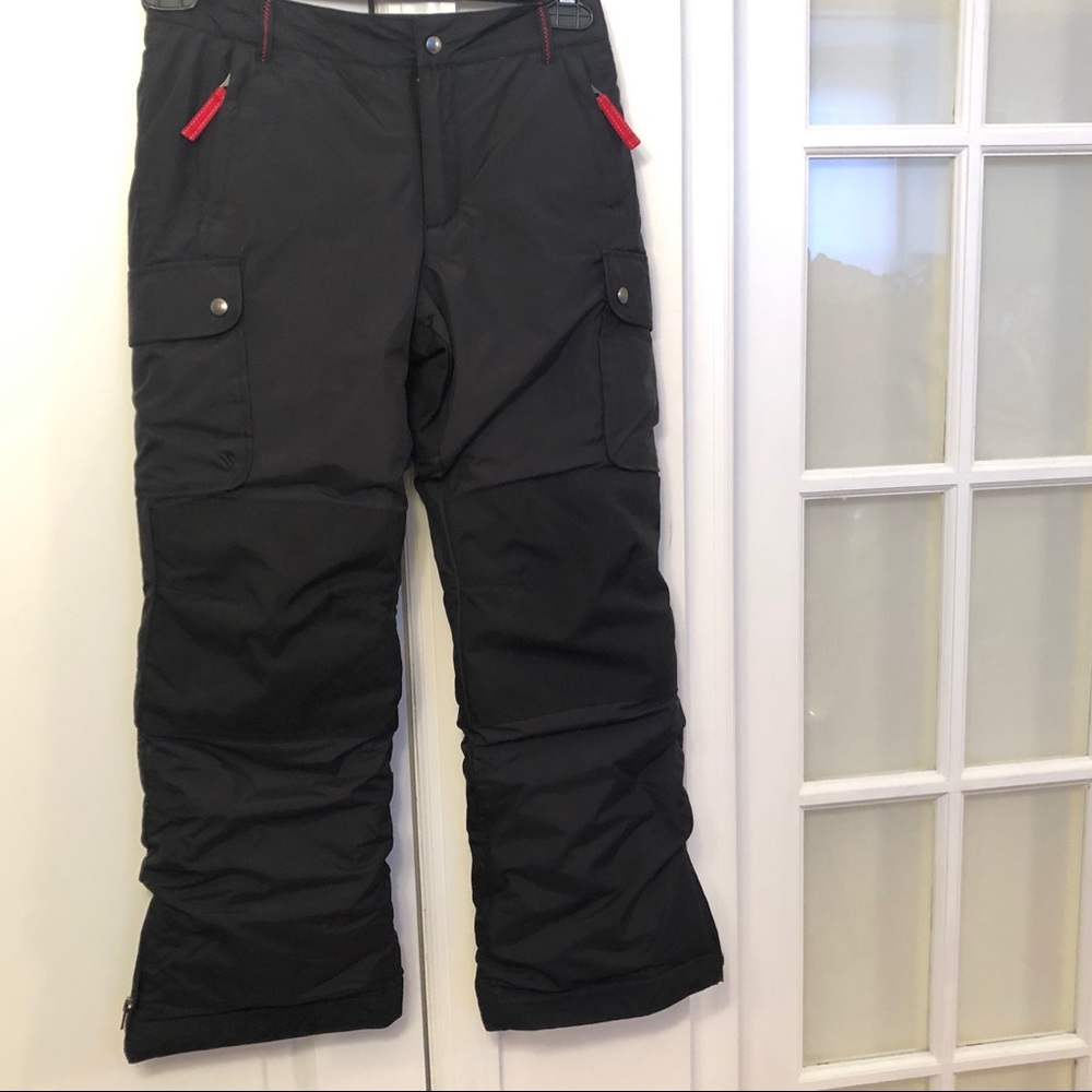 Lands End Kids Black Snowboard/Ski Pants - Picture 8 of 8